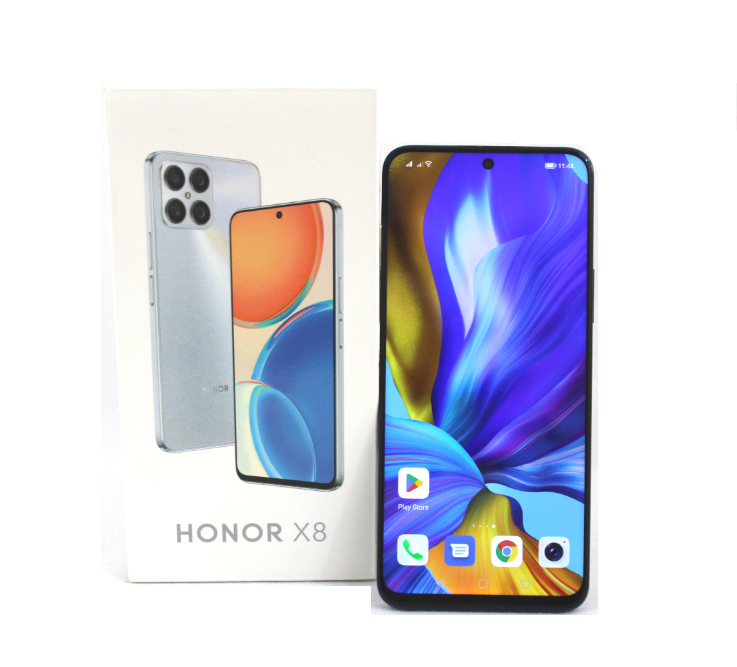 Honor X8 Smartphone, 128 GB, Color Azul, Desbloqueado