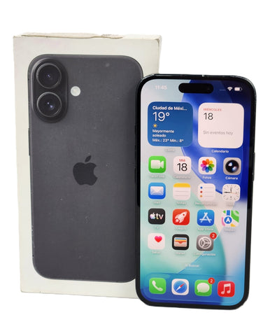Apple IPhone 16 - Negro Liberado 128 GB (G)