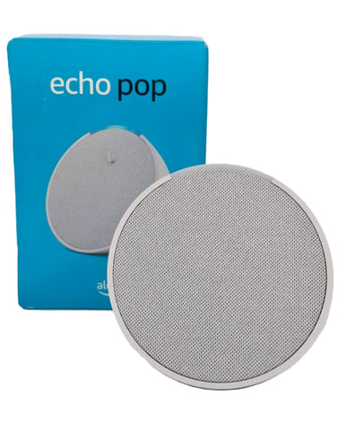 Bocina Inteligente Amazon Echo Pop Tipo Media Luna Wifi Bluetooth - Blanco