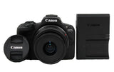 Cámara Canon EOS R50 - Negro Lente 18-45, 24.2 Megapixeles (G)