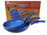 Set de Sartenes Cook's Master 3 piezas - Azul Mod.FACM202428A