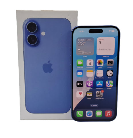 Apple IPhone 16 - Ultramarino Liberado 128 GB (G)