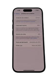 Apple IPhone 15 Pro - Titanio Negro Liberado 128 GB (G)