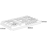 PARRILLA IO MABE 6 Quemadores Mod.PIO96KMTI0A (G)