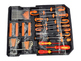 Juego de herramientas manuales con maleta 151 piezas (g)