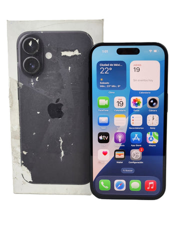 Apple IPhone 16 - Negro Liberado 128 GB (G)