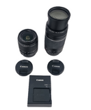 Cámara Canon Eos Rebel T6 18 Mpx Lente 18-55mm + 75-300mm (G)