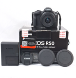 Cámara Canon EOS R50 Lente 18-45 24.2 Mpx - Negro (G)
