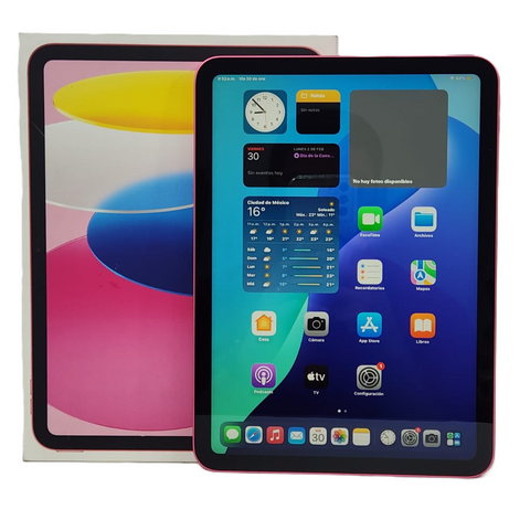 Tablet Apple Ipad (décima generación) - Rosa Mod.A2696 10.9 pulgadas 64 GB (G)