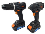 Truper Max MAXCOM-20 Combo rotomartillo 1/2” y destornillador inalámbrico 1/4" (G)