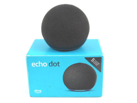 Parlante Inteligente  con alexa Echo Dot 5 Negro