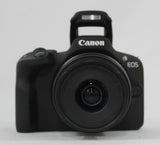 Cámara Canon EOS R50 - Negro Lente 18-45, 24.2 Megapixeles (G)