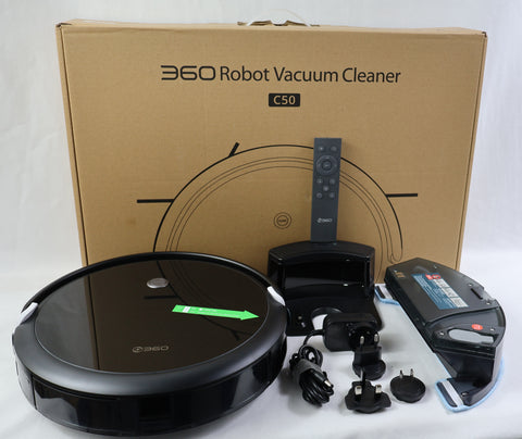 Aspiradora 360 Robot Vacuum Cleaner C50 - Negro