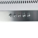 Parrilla de gas empotrable 4 quemadores + campana - Supra Combo (G)