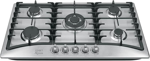 Parrilla de gas empotrable 5 quemadores - Foset Riviera (G)