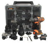 Kit Atornillador Taladro 20V Matrix - Negro/Naranja Mod.BDCMTSC (G)