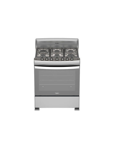 Estufa WHIRLPOOL 6 Quemadores - Color Silver Mod.WFR3000S (G)