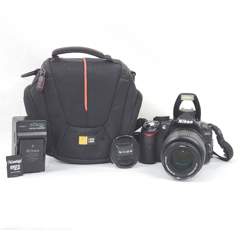 Camara Nikon D3100 DSRL 55-200mm - Negro (G)